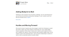 Desktop Screenshot of frankshin.com